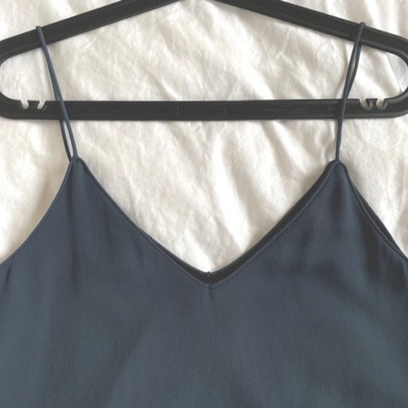 Zara charcoal chiffon shift dress - Picture 8 of 9